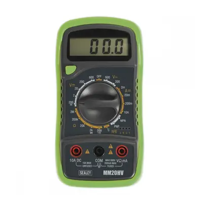 Sealey MM20HV Digital Multimeter 8-Function With Thermocouple Hi-Vis