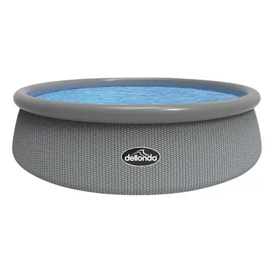 Sealey DL18 Dellonda 15Ft Round Garden Kids Paddling Swimming Pool & Pump Grey Rattan