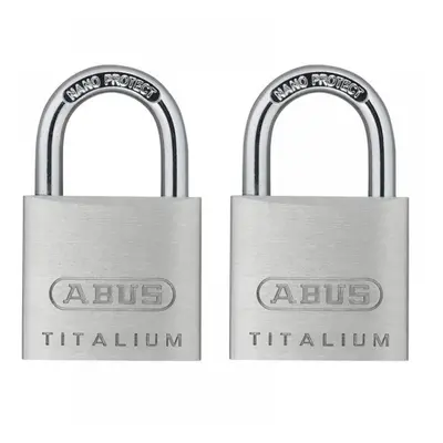 Abus Mechanical 56375 64Ti/30Mm Titalium™ Padlock Carded Twin Pack