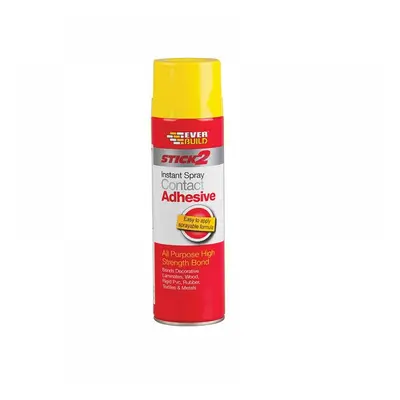 Everbuild Sika 484593 Stick 2 Spray Contact Adhesive 500Ml