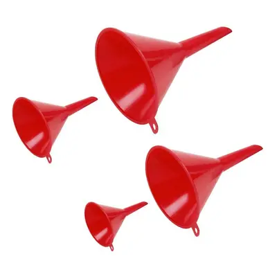 Sealey F92 Small Funnel Set 4Pc Economy Fixed Spout