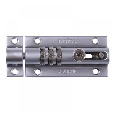 Squire COMBI 3CH Combibolt 3 Re-Codable Locking Bolt Chrome 92Mm