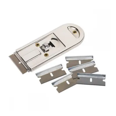 Sealey AK867 Retracting Razor Scraper With Blades