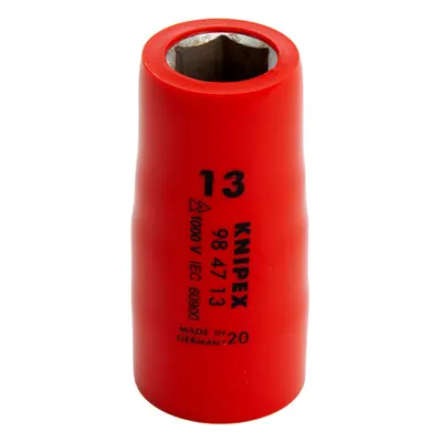 Knipex 984713 Hexagonal Socket Vde 1000V - 1/2 Inch Drive - 13Mm