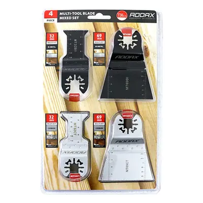 Timco MT4PSET Multi-Tool Blade Sets - 4 Piece Set Mixed Blister Pack 1