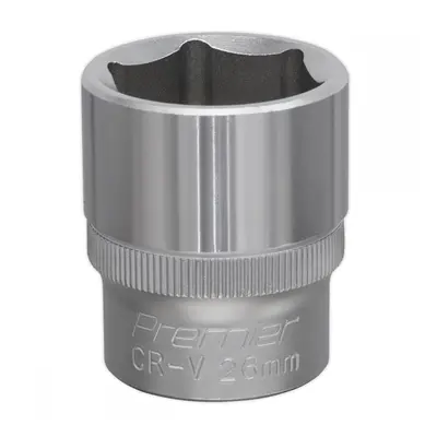 Sealey S1226 Walldrive® Socket 26Mm 1/2inSq Drive