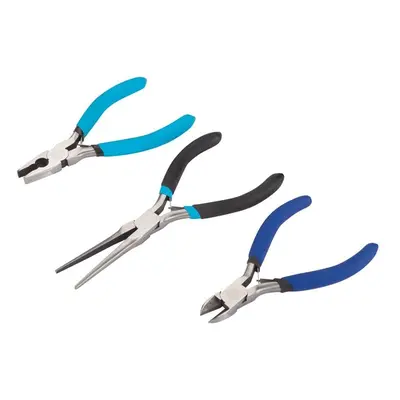 Bluespot Tools 8512 Soft Grip Mini Plier Set 3 Piece