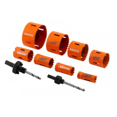 Bahco 3834-PROMO-82 Electricianfts Bi-Metal Holesaw Set 10 Piece