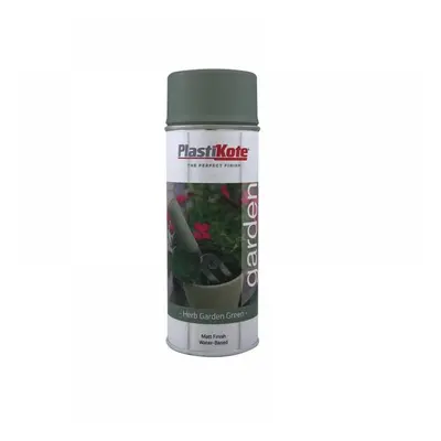 Plastikote 027202 Garden Colours Spray Paint Herb Garden Green 400Ml