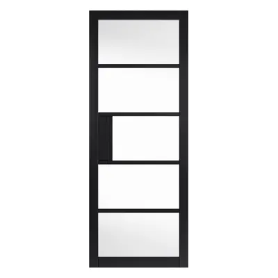 JB Kind Metro Black Clear Glass Internal Door 35 X 1981 X 686