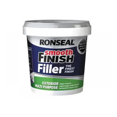 Ronseal 36562 Smooth Finish Exterior Multipurpose Ready Mix Filler Tub 1.2Kg