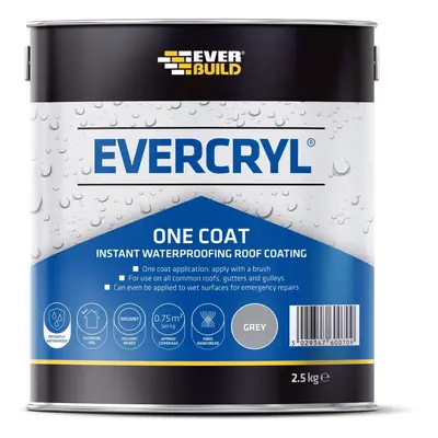 Everbuild Evercryl One Coat Grey 2.5Kg