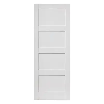 JB Kind Montserrat White Internal Fire Door Fd30 44 X 1981 X 610