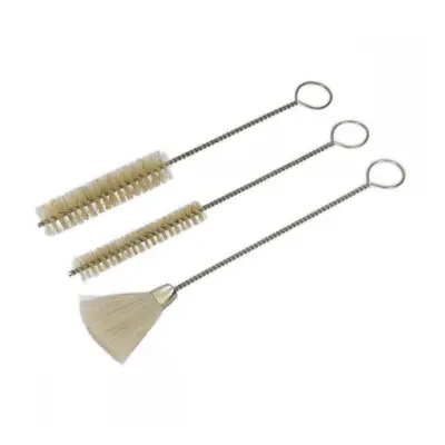 Sealey BSGC/3 Spray Gun Cleaning Brush Set 3Pc