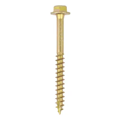 Timco 670SCSYP Solo Coach Screws - Hex Flange - Yellow 6.0 X 70 TIMpac 10