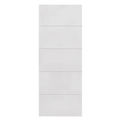 JB Kind 4 Line Horizontal White Internal Fire Door Fd30 44 X 1981 X 838