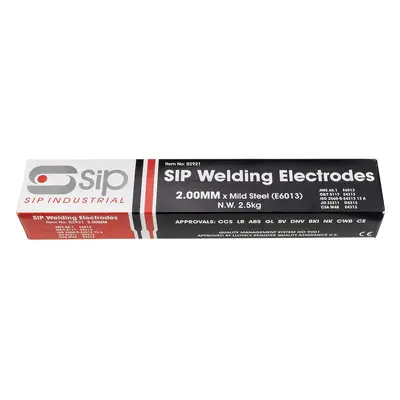 Sip 02921 2.5Kg X 2Mm 6013 Mild Steel Electrodes