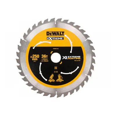 Dewalt DT99572-QZ Extreme Runtime Flexvolt Mitre Saw Blade 250 X 30Mm X 36T