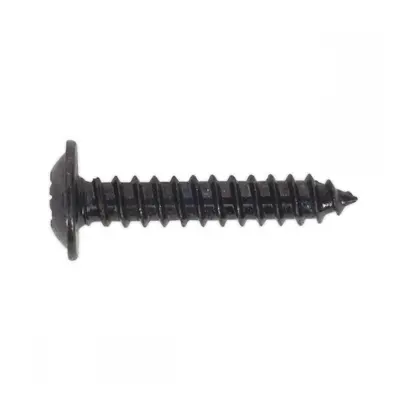 Sealey BST3519 Self-Tapping Screw 3.5 X 19Mm Flanged Head Black Pozi Pack Of 100