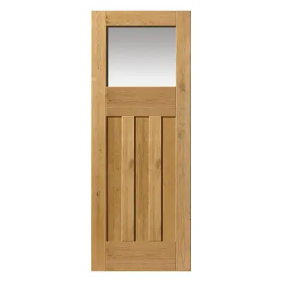 JB Kind Rustic Oak Dx Glazed Internal Door 35 X 1981 X 762