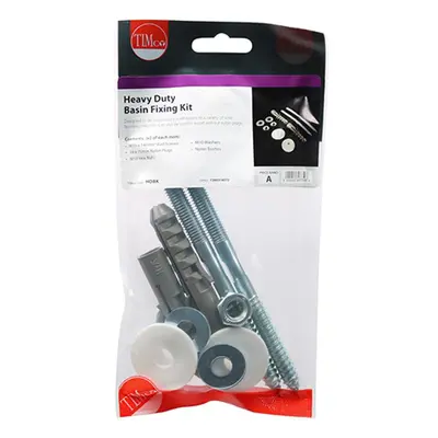 Timco HDBK Basin Fixing Kit - Heavy Duty Heavy Duty Kit TIMpac 2