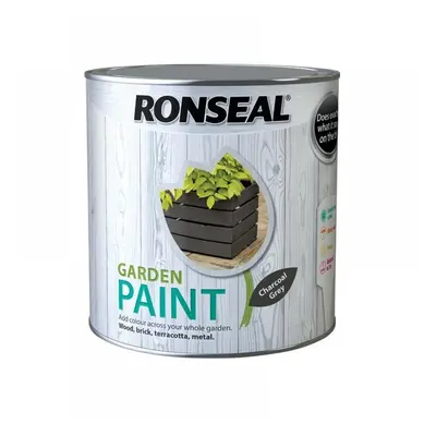 Ronseal 38509 Garden Paint Charcoal Grey 2.5 Litre