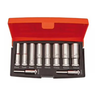 Bahco S0810L S0810L 1/4In Drive Deep Socket Set 10 Piece