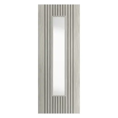 JB Kind Aria Grey Glazed Internal Door 35 X 1981 X 686