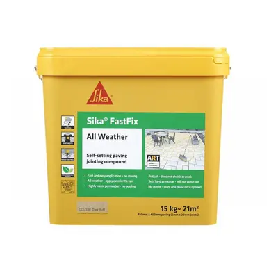 Everbuild Sika 669017 Sika® Fastfix All Weather Dark Buff 15Kg