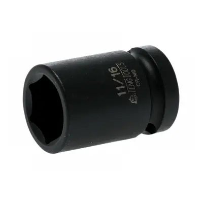 Teng 920122 Impact Socket Hexagon 6-Point 1/2In Drive 11/16In