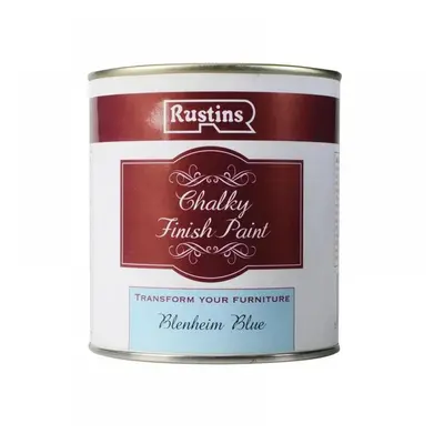 Rustins CHAPB500 Chalky Finish Paint Blenheim Blue 500Ml