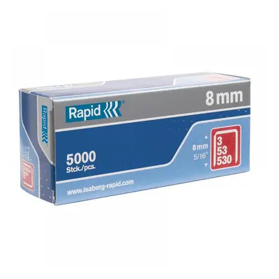 Rapid 11857050 53/8B 8Mm Galvanised Staples (Box 5000)