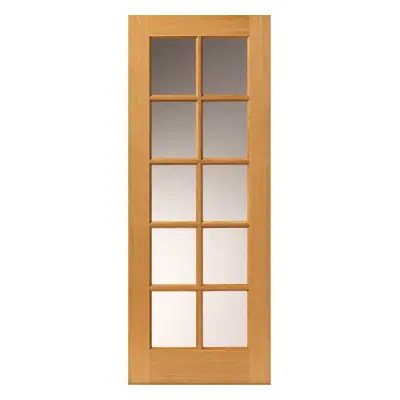 JB Kind Gisburn Oak Glazed Internal Door 35 X 1981 X 838