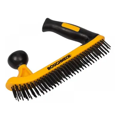 Roughneck 52-052 Two-Handed Wire Brush Soft-Grip