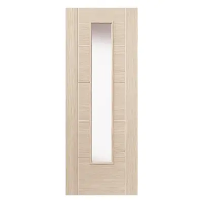 JB Kind Tigris Ivory Glazed Laminate Internal Door 35 X 1981 X 686