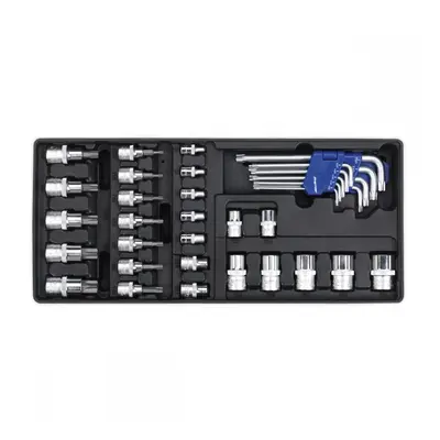 Sealey TBT08 Tool Tray With Trx-Star* Key Socket Bit & Socket Set 35Pc