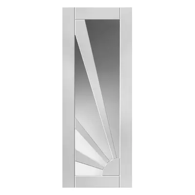 JB Kind Aurora Glazed White Internal Door 35 X 1981 X 762