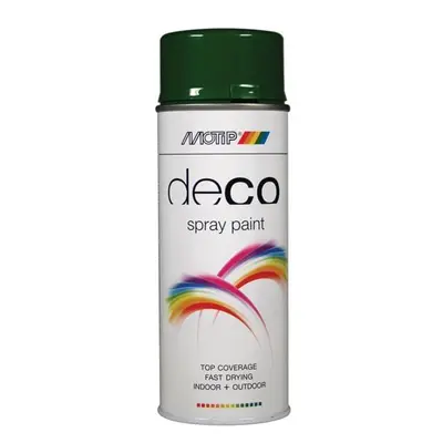 Motip® 01636 Deco Spray Paint High Gloss Ral 6002 Leaves Green 400Ml