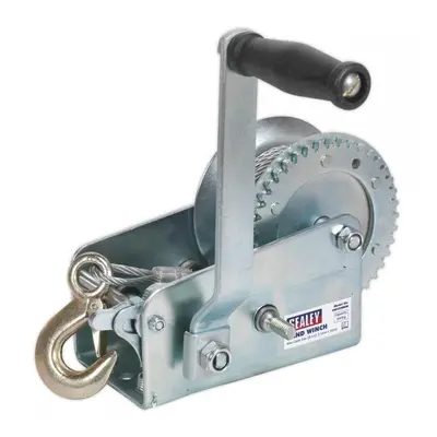 Sealey GWC2000M Geared Hand Winch 900Kg Capacity With Cable