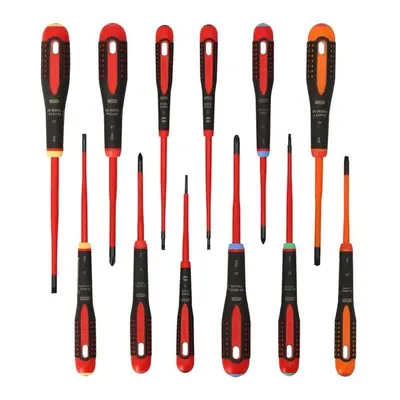 Bahco BE-9878SL Be-9878Sl Ergo™ Slim Vde Insulated Screwdriver Set 12 Piece