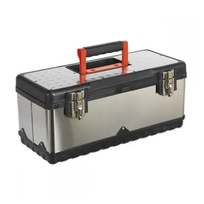 Sealey AP505S Stainless Steel Toolbox 505Mm With Tote Tray