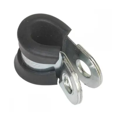 Sealey PCJ8 P-Clip Rubber Lined Ø8Mm Pack Of 25