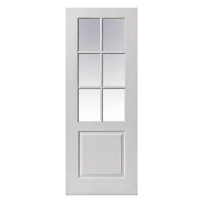 JB Kind Faro White Glazed Internal Door 35 X 1981 X 762