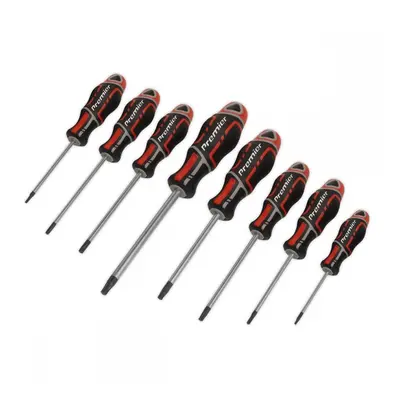 Sealey AK4323 Screwdriver Set 8Pc Security Trx-Star* Gripmax® - Red