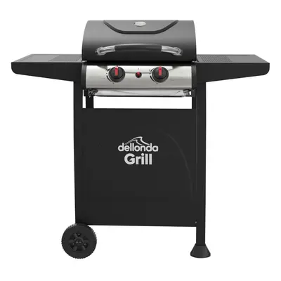 Sealey DG13 Dellonda 2 Burner Gas Bbq Grill With Ignition & Thermometer - Black/Stainless Steel