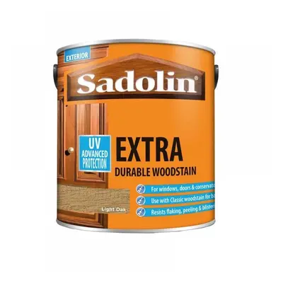 Sadolin 5012993 Extra Durable Woodstain Light Oak 2.5 Litre