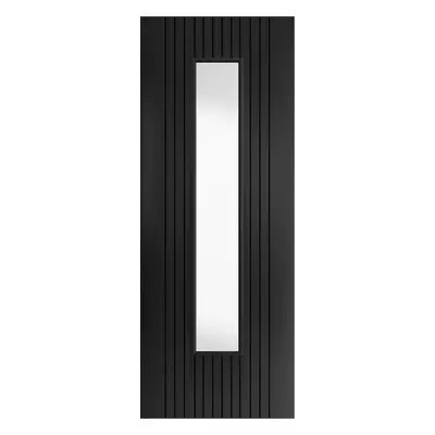 JB Kind Aria Black Glazed Internal Door 35 X 1981 X 838