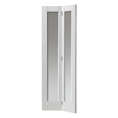 JB Kind Tobago White Glazed Internal Bi-Fold Door 35 X 1981 X 762