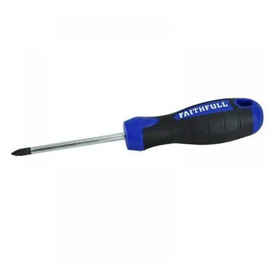 Faithfull Soft Grip Screwdriver Pozidriv Tip Pz2 X 100Mm