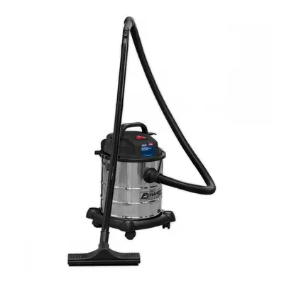 Sealey PC195SD Vacuum Cleaner Wet & Dry 20L 1200W/230V Stainless Drum